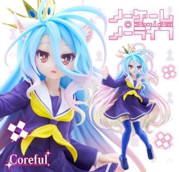 No Game No Life Coreful Figure Shiro Cat Ear Uniform Ver. 1 Type