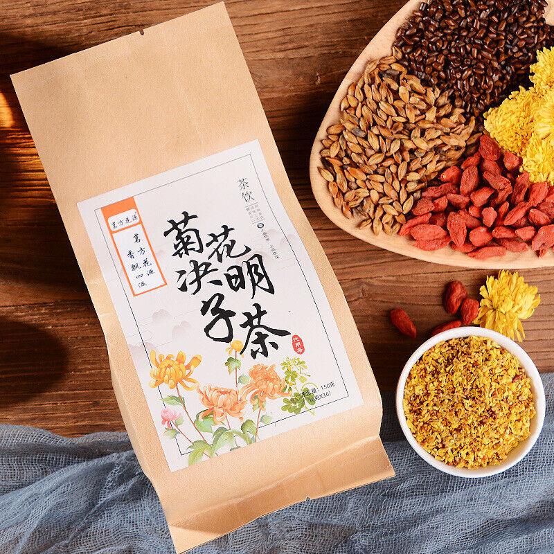 Ming Fang Chrysanthemum Cassia Seed Red Wolfberry Honeysuckle Tea150g