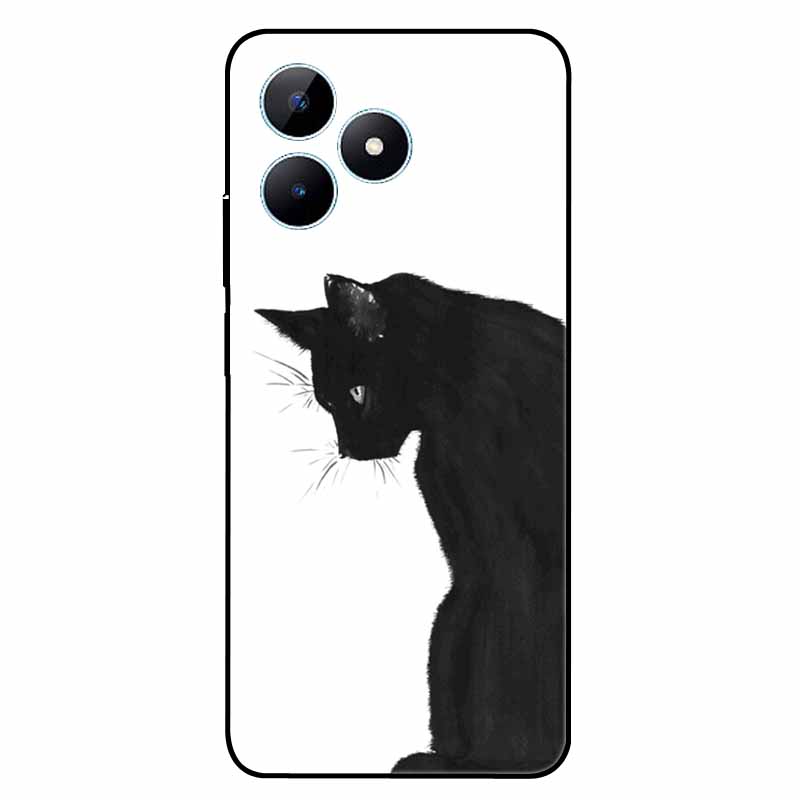 Funda For Realme Note 50 Case Silicone Soft Shockproof Cartoon TPU Phone Shell For Realme Note50 Cover Painted Cute Coque Note50