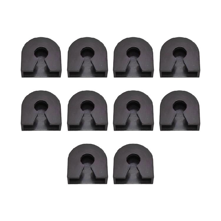 Door Trim Reinstallation Clip Set, Plastic Panel Retainer Clips for Worn Interior Door Panel Clip Repair, Black Snap In Spare Parts for Service Work,