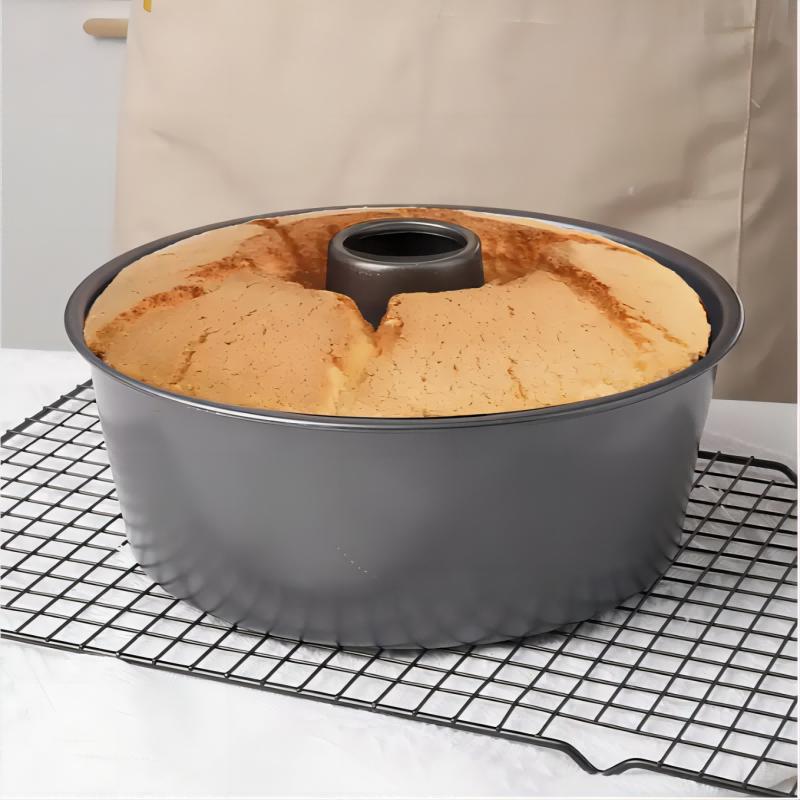 1pc Fluted Tube Cake Pan Baking Cake Mold Cake Pan Oven Accessories Baking Tools Kitchen Gadgets Kitchen Accessories