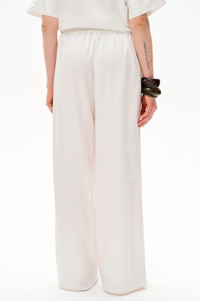 Spodnie Damskie Lumina Off White Lumina Off White Women's Trousers 36