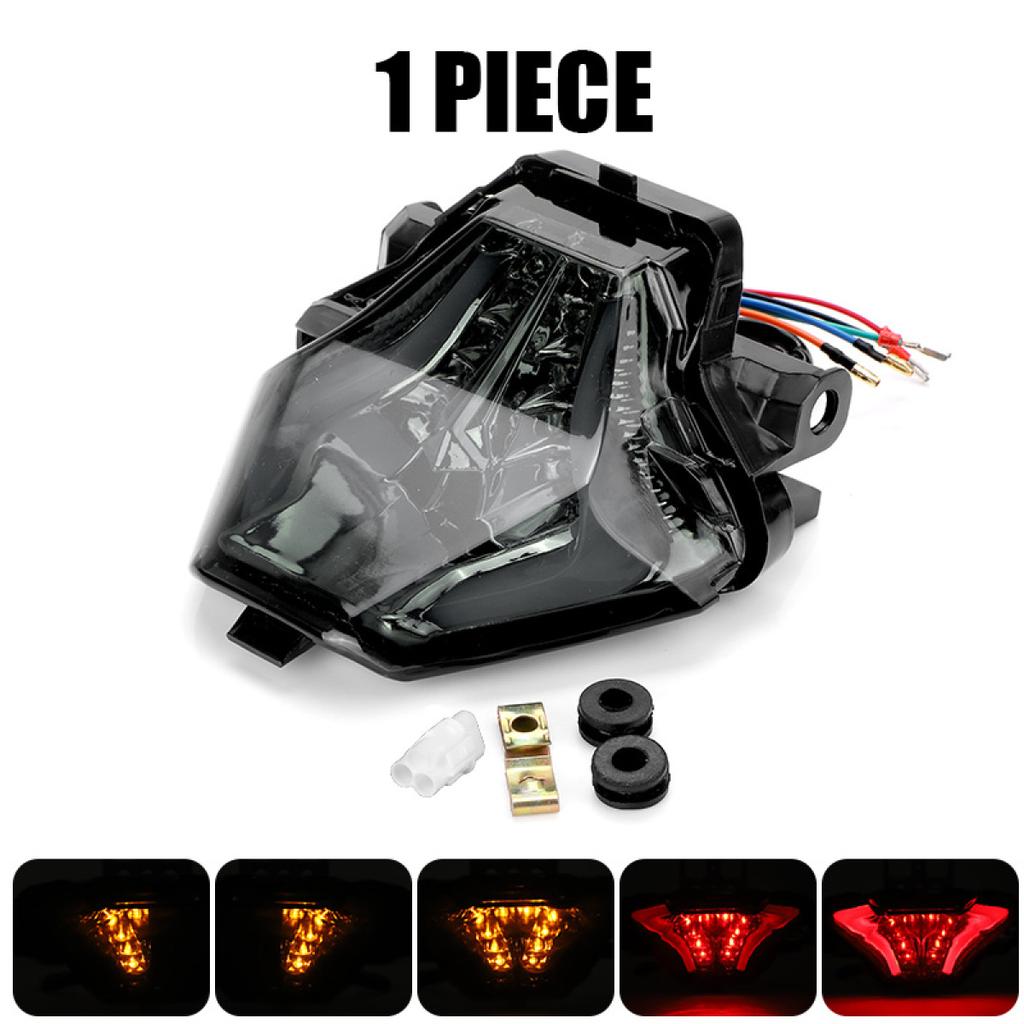 Motorcycle LED Tail Light Turn Signal Brake Lamp DRL for YAMAHA R3 R25 MT07 FZ07 MT03 2014-2023 MT25 lc150 sniper150 Red Yellow