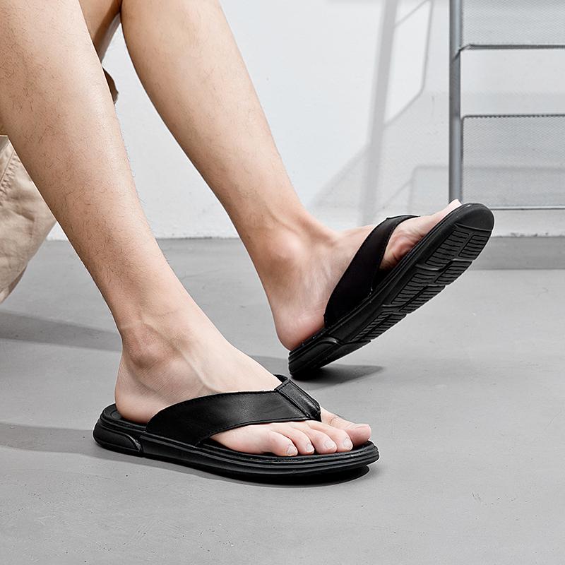 Summer fashion men slippers Anti-Slippery comfort breathable Designer Men Sandals Beach Shoes outdoor Casual  Flip Flops