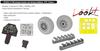 Eduard 1/72 Look Plus Series P-51D Exhaust Pipe Instrument Panel and Parts Set (without Fairing) for Tamiya Plastic Model Kits EDU674036 (Airplane)