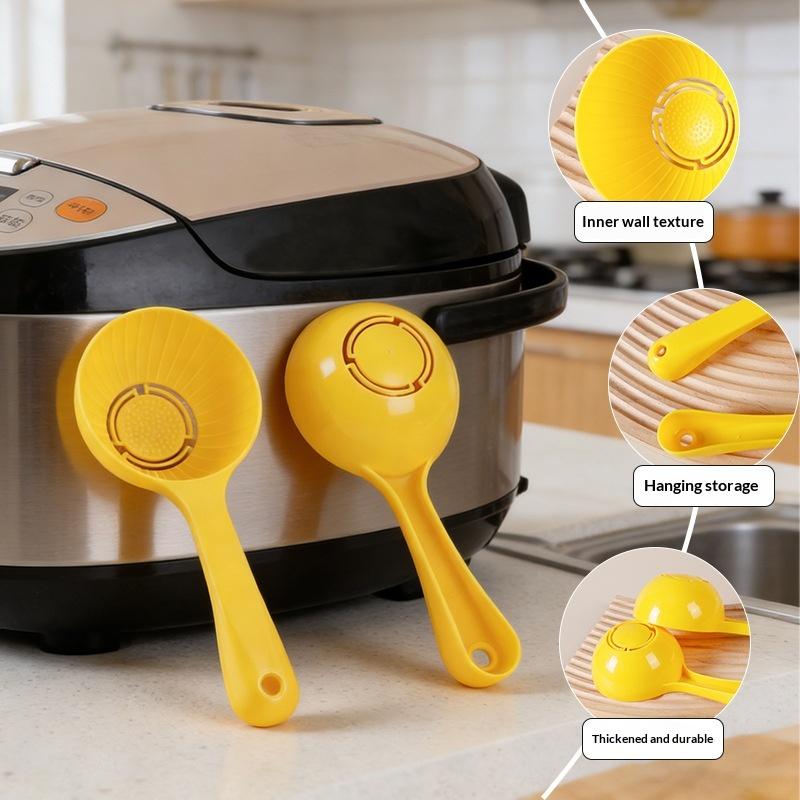 Non-Stick Rice Paddle 3/5 Pcs Food Safe Plastic Comfort Grip for Sushi Making Home Kitchen Rice Serving