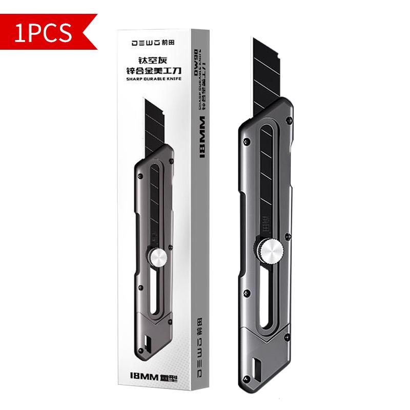Utility Knife Heavy-Duty Thickened Zinc Alloy Wallpaper Knife Industrial Grade Durable Multifunctional Stainless Steel