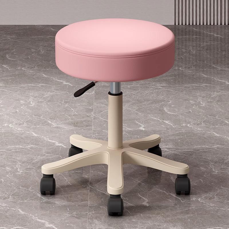 Beauty Salon Swivel Stool: Hairdresser, Nail Technician, Makeup Artist, Barber Wheeled Chair