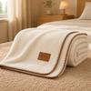 Double-sided Faux Cashmere Throw Blanket Office Nap Lightweight Sofa Cover All