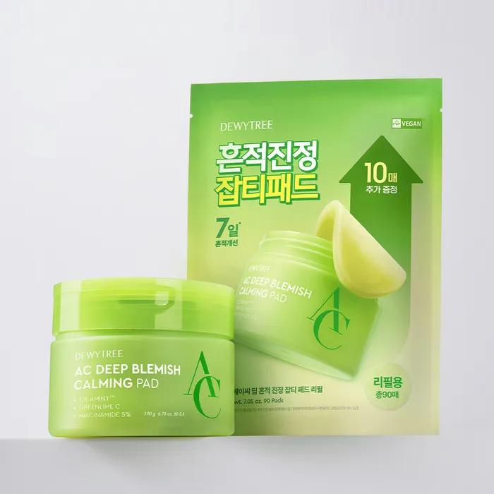 [Total 170 sheets, 1 Main Product + 1 Refill] AC Control EX Deep Blemish Soothing Pads 80 Sheets + 90 Sheet Refill