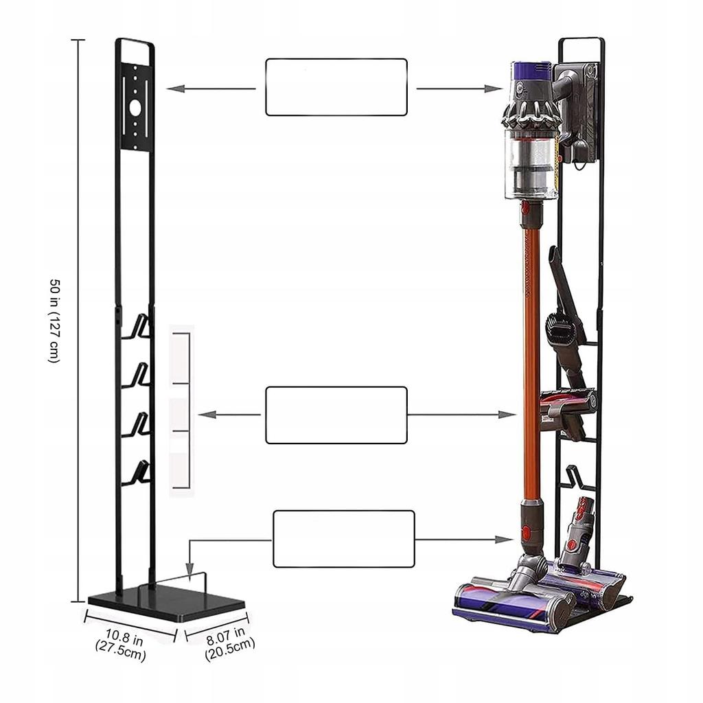 Stand With Docking Station Holder For Dyson Vacuum Cleaner And Accessories V15 V12 V11 V10 V8 V7 V6