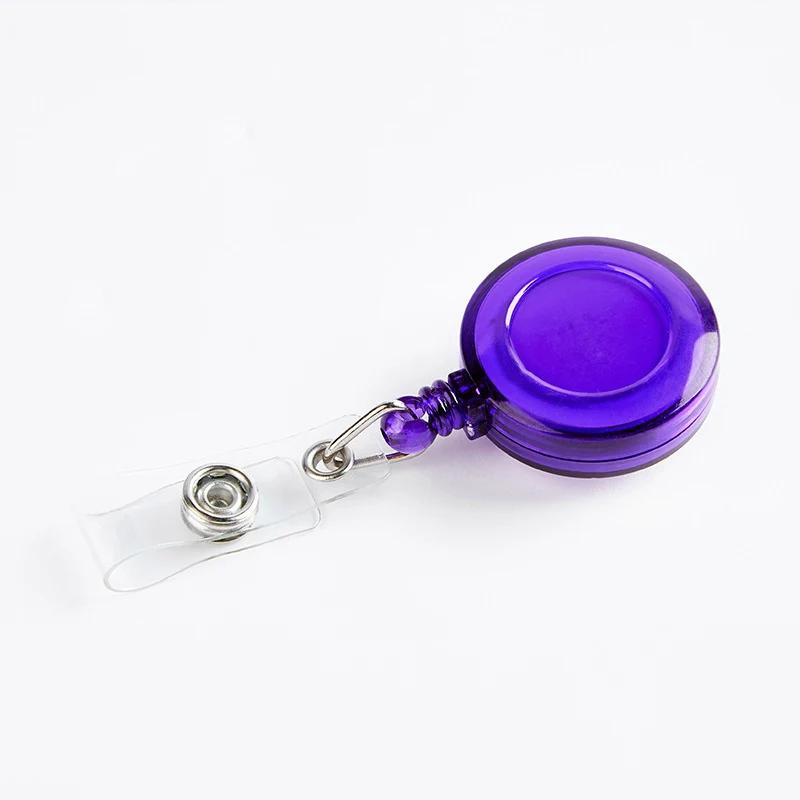 1pc Retractable Badge Holder Clips for Nurse ID Badge Reel with Belt Clip Doctor ID Card Chain Clips School Student Office