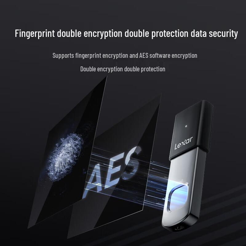 Lexar F35 Pro Fingerprint Encryption USB Flash Drive