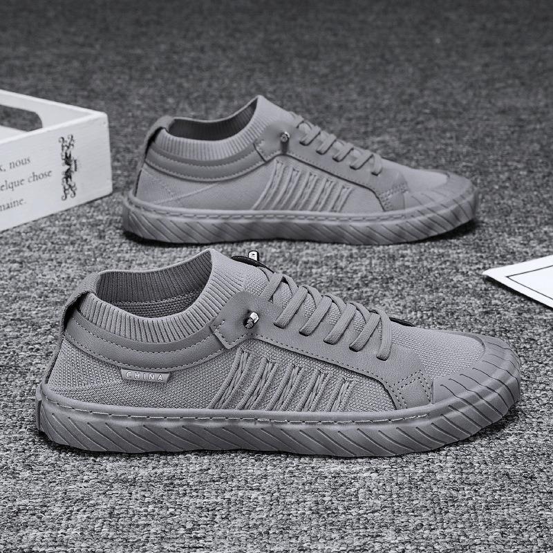 New Men's Shoes Breathable Versatile Trendy Shoes Light Non-slip Wear-resistant Casual Low-top Handsome Trend