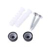 4Pcs with Screws Mop Storage Clips Rack Wall Mounted Brush Broom Hanger  Shelf Accessories