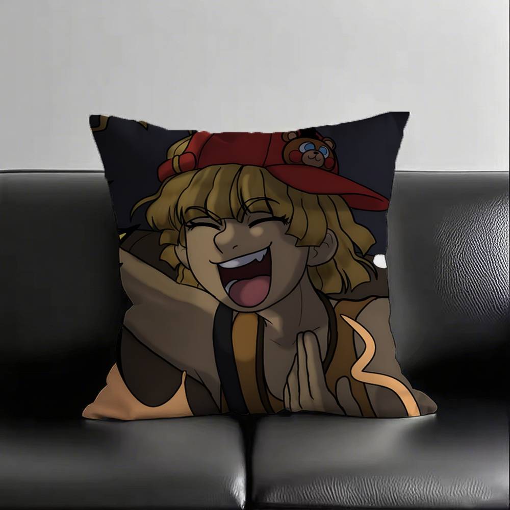 1pc Blueycapsules Pillow Case Square Bedroom Sofa Leisure Comfort Cushion Car Living Room Home Decoration