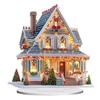 2D/Flat Xmas House DIY Diamond Painting Tabletop Ornaments Kit Table Top Diamond Painting Ornament Kits Desktop Diamond Art Kits