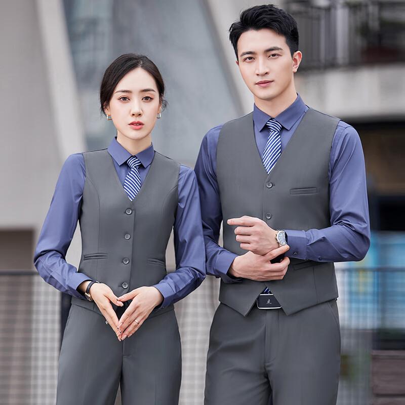 Teluoman Unisex Business Suit Vest