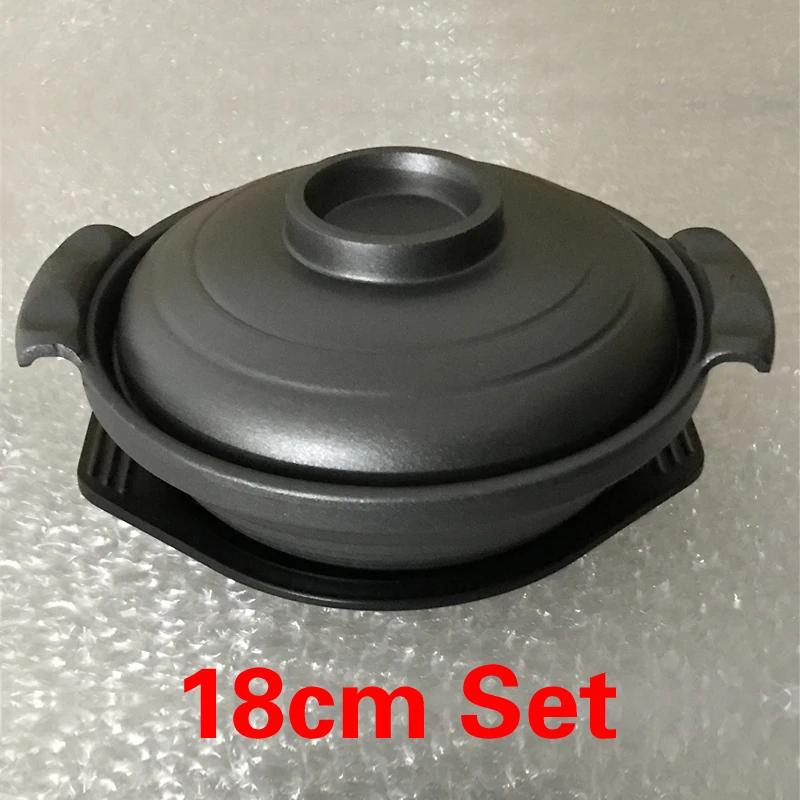 Aluminum Alloy Sand Braised Chicken In Pot Rice and Eggplant Pot Little Pan Rice Japanese and Korean Cuisine Stew Pots