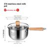 316 stainless steel pot super thick baby food pot stainless steel  soup baby milk  cooking one pot