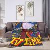 Coperta di Flanella Cartoon Tv Tenna Gioco Deltarune Coperta Morbida Calda per Viaggi all'Aperto in Aereo Copriletto Copri Divano Letto