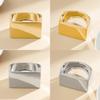 Fashionable Geometric Bangle/Finger Ring Handmade Wide Cuff Bangle Unisex Fashion Jewelry for Stylish Women and Men