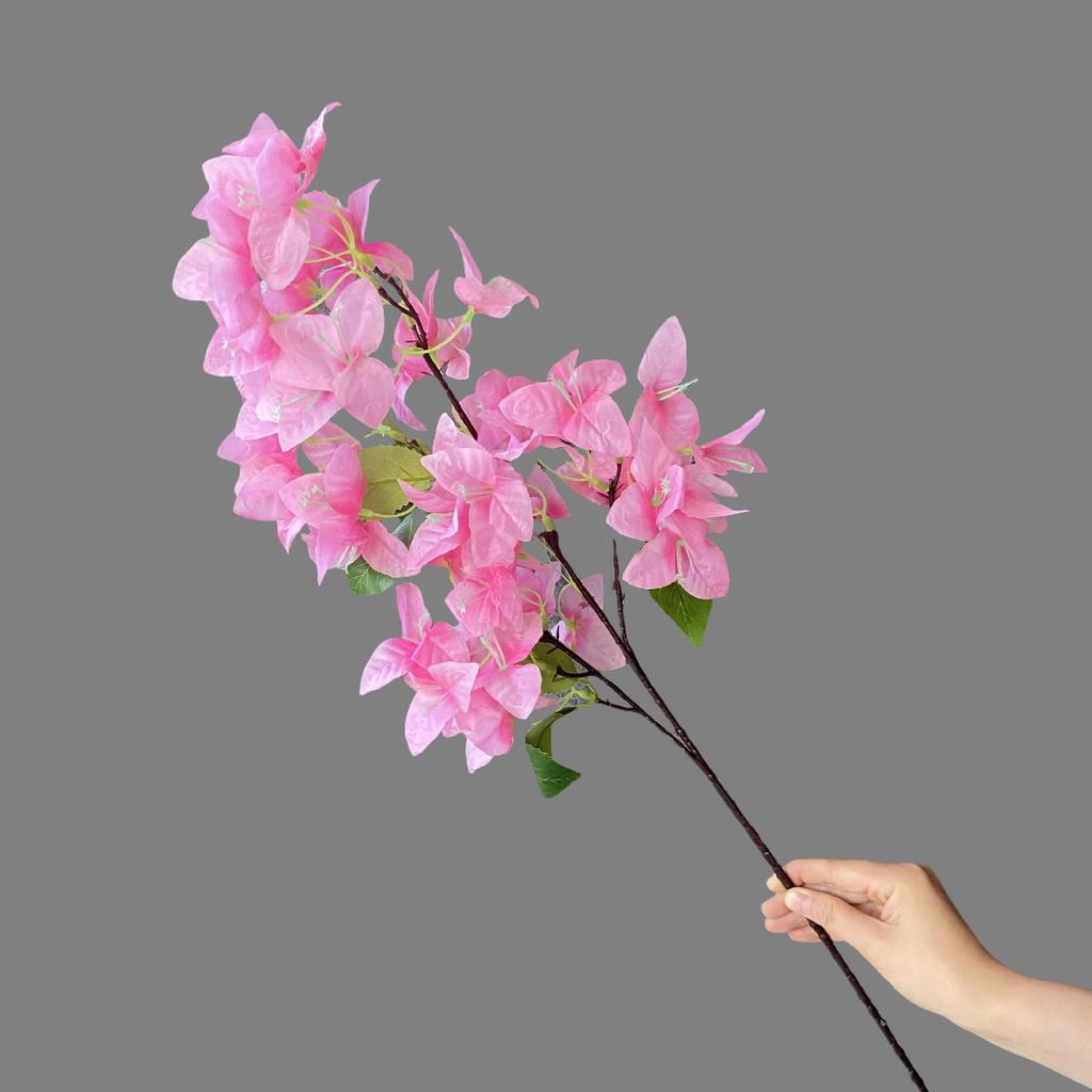 76cm Artificial Plum Blossom 24/51 Heads Silk Flower New Fake Bougainvillea Spectabilis  Wedding