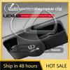 2026 Hot Interior Stickers 1Pcs Leather Car Sun Visor Glasses Case Sunglasses Storage Box For ES RX NX LS UX LM LX GX LC R