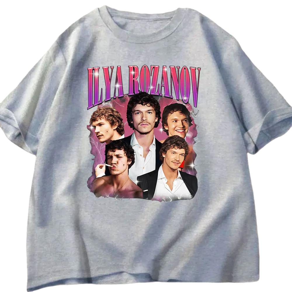 TV Heated Rivalry Ilya Rozanov Graphic Tshirts 2026 Summer New Cotton Mens Womens Clothing Luxury Fashion Street Wear Y2K
