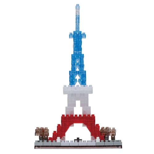 Kawada Nanoblock Paris Seine River Tricolor Ver. 13.4 X 8 X 8cm 12 Years Old and Up Interior Hobby NBH_243