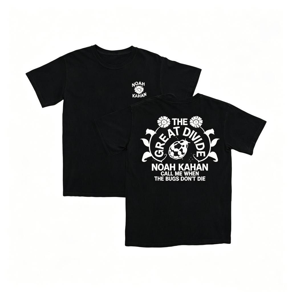 Noah Kahan The Great Divide Girasole Grafica 2026 T-shirt Unisex Unisex 100% Cotone Manica Corta Y2k Oversize Popolare Maglietta Top
