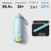 New 16-Rib Windproof UV Protection Folding Umbrella - Large Dual-Use for Sun & Rain