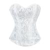 Women's  Sexy LaceBack Zip Corset Top Bustier G-string Body Shapewear