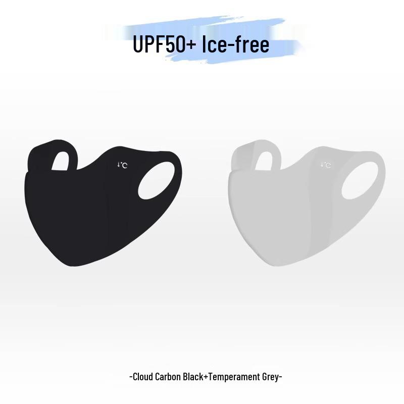 Unisex Breathable Sunscreen Mask with UV Protection and Ice Silk Fabric