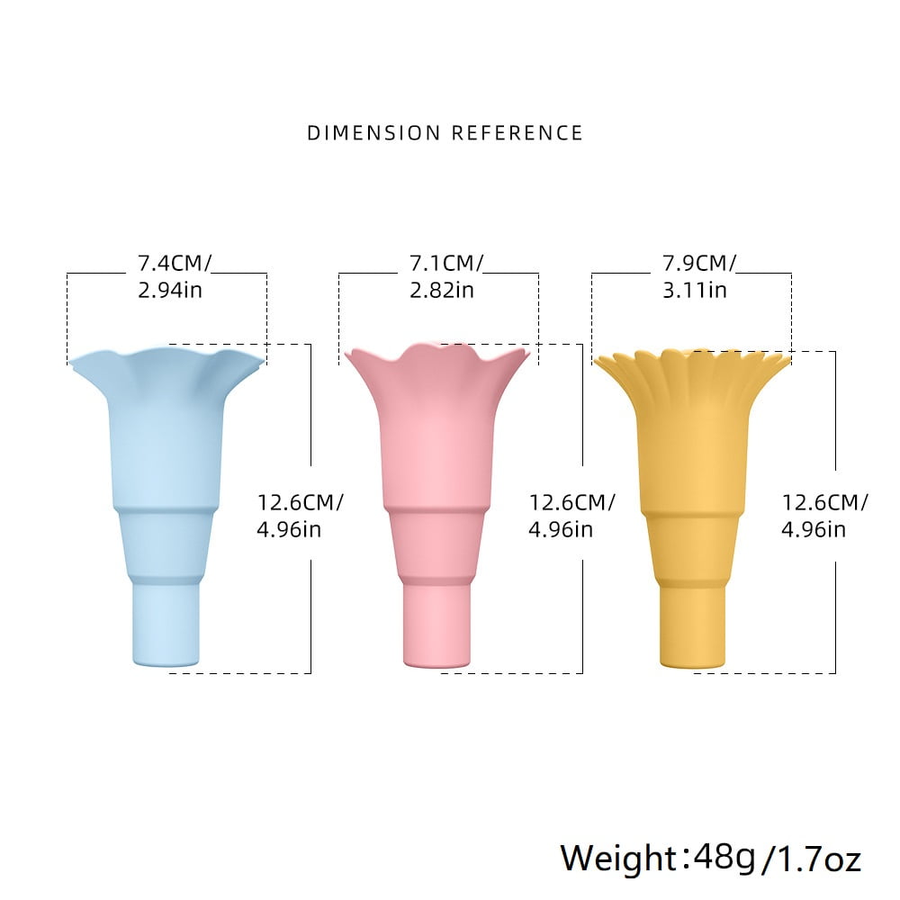 3pcs Collapsible Ice Cream Popsicle Mold with Sealing Lid Reusable Ice Pop Holder Homemade Fruit Juice Smoothies