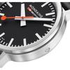 MONDAINE 41mm Watch for Men and Black Grape Vegan Stop-to-Go Women, Dial, Leather, MST.41020.LBV.2SE [Official Import]