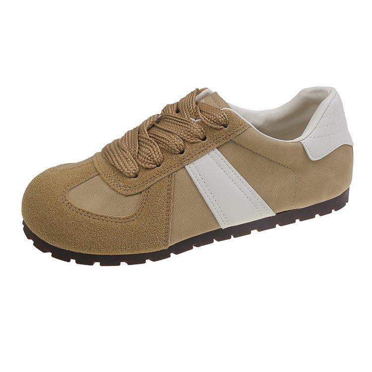 Forrest Gump Shoes Women's 2025 Spring New Feet Small Flat Bottom Casual Sports Board Shoes Popular Versatile German Training Little White Shoes