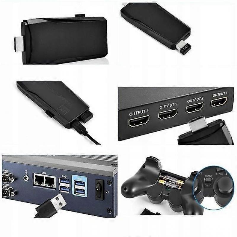 Retro Console For Tv Game 2 Wireless Pads Emulator 2000 Games