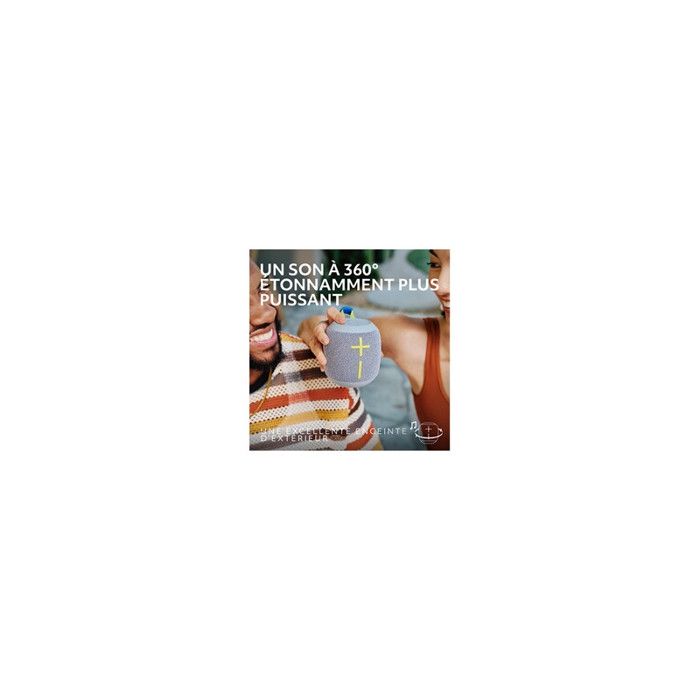 Enceinte sans fil ultimate ears wonderboom 4, enceinte bluetooth portable et etanche avec de puissantes basses et un son a 360
