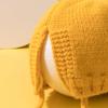 Căciuliță drăguță de desene animate pentru protecția urechilor bebelușului, călduroasă de iarnă, din lână tricotată, pentru sugari 6-36M, băiat/fată, căciuliță croșetată, căciulă pentru copii mici, accesoriu pentru cap