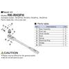 TONE Ratchet Handle Repair Kit RK-RH3FH Drive Angle 9.5mm (3/8")