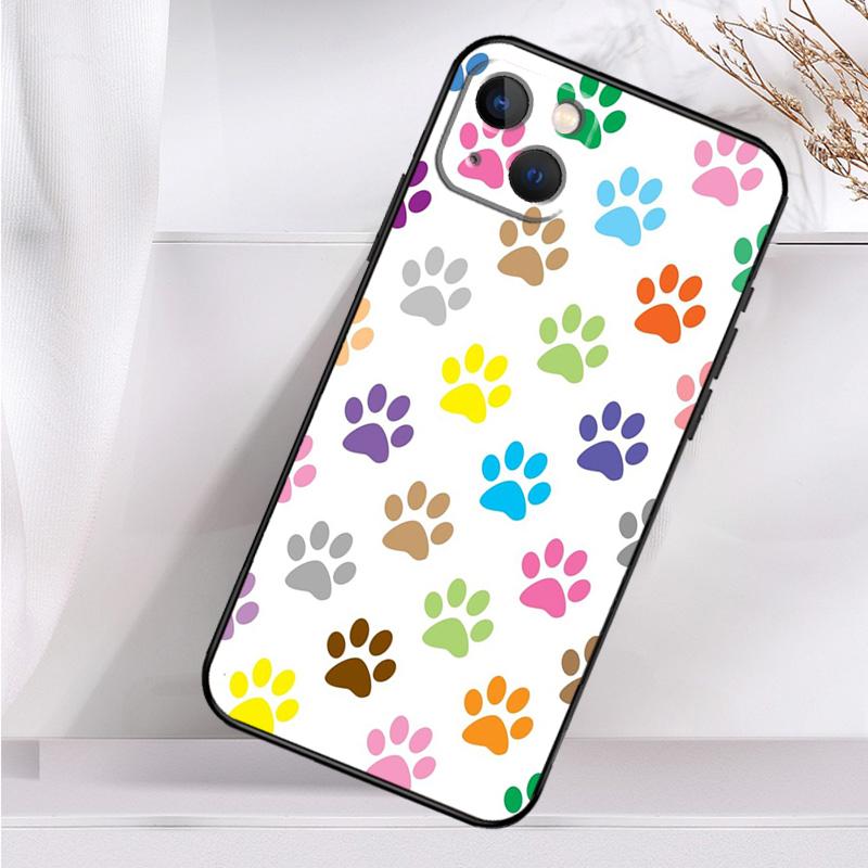 Cat Dog Paws Phone Case For iPhone 16 15 14 12 11 13 Pro Max 7 8 Plus X XR XS Max 13 12 Mini Cover