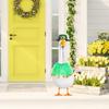 1 Set Lawn Goose Outfits Halloween Christmas Easter Independence Day Valentine's Day Festival Outdoor Yard Paty Goose Statue