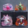 New In Stock Anime Skill Scene Battle 7 Blind Box Fire Vs Ice Eevee Nine Tailed Action Figure Desk Decor Surprise Gift For Fans