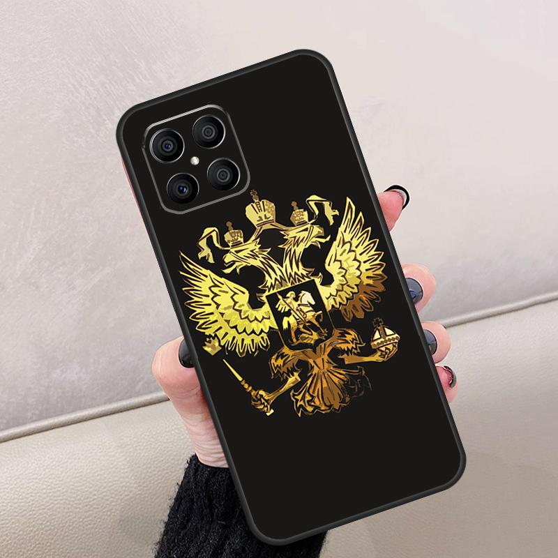Russia Russian Coat Of Arms Case For Honor Magic 6 5 7 Pro Cover For Honor 400 Lite 200 50 70 90 X9 X8a X8b X9a X9b X9c