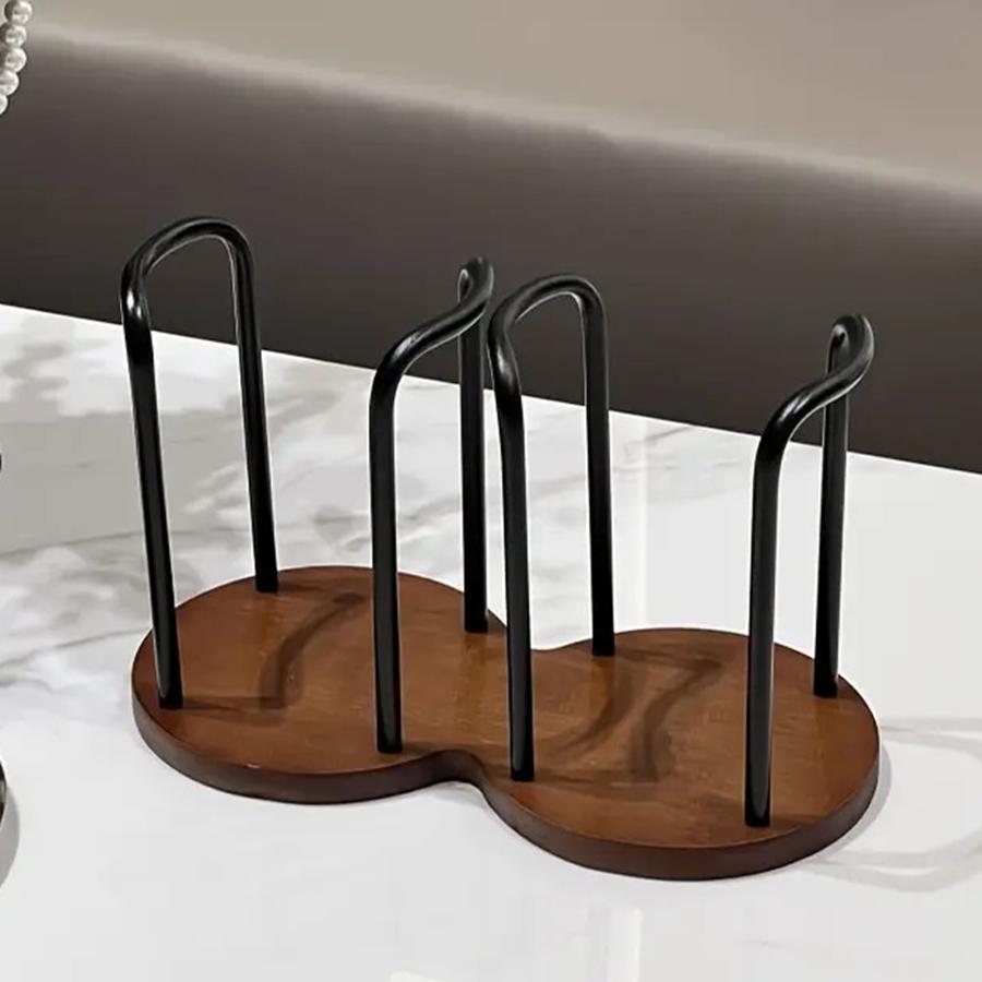 

Одноразовый держатель для хранения стаканов, полка для воды, чайных чашек, деревянный диспенсер с длинной палкой, подставка для кружек, органайзер, принадлежности