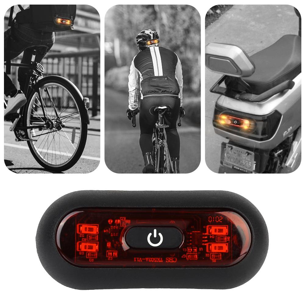Universal Cycling Warning Lights Blinker Waterproof Motorbike Safety Helmet Signal Light Rechargeable Motorcycle Helmet LED Light