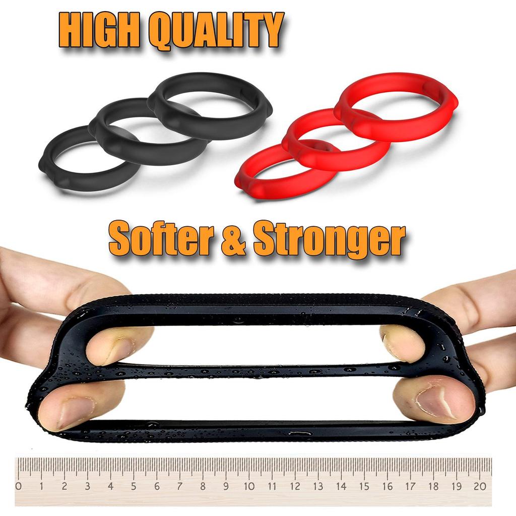 4 Stück Penisring, wiederverwendbarer Silikon-Hahnring, Penisvergrößerung, verzögerte Ejakulation, Sexspielzeug für Männer