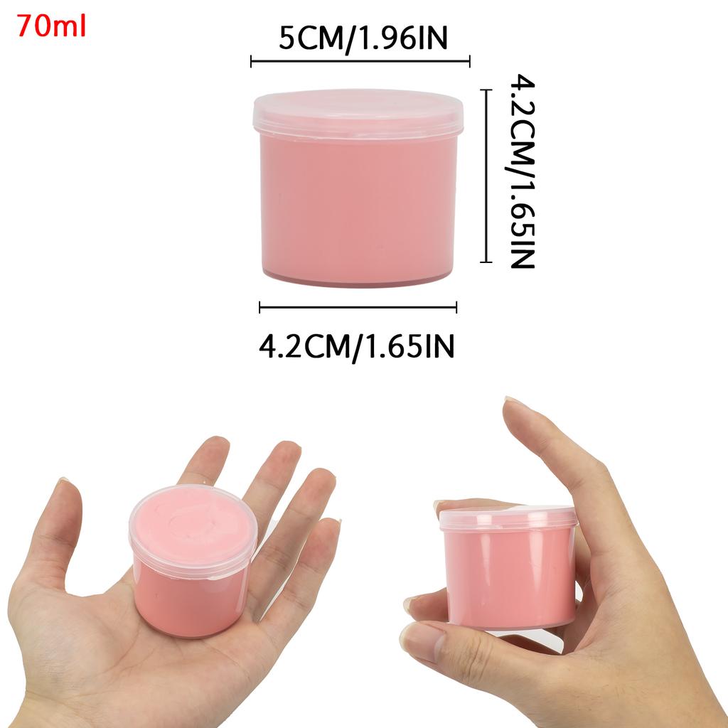 Festliches 2,37oz Fluffy Butter Slime Kit, Nicht klebriges duftendes DIY-Bastelset, weiche Stressbewältigung für Partys und Feiertagsgeschenke