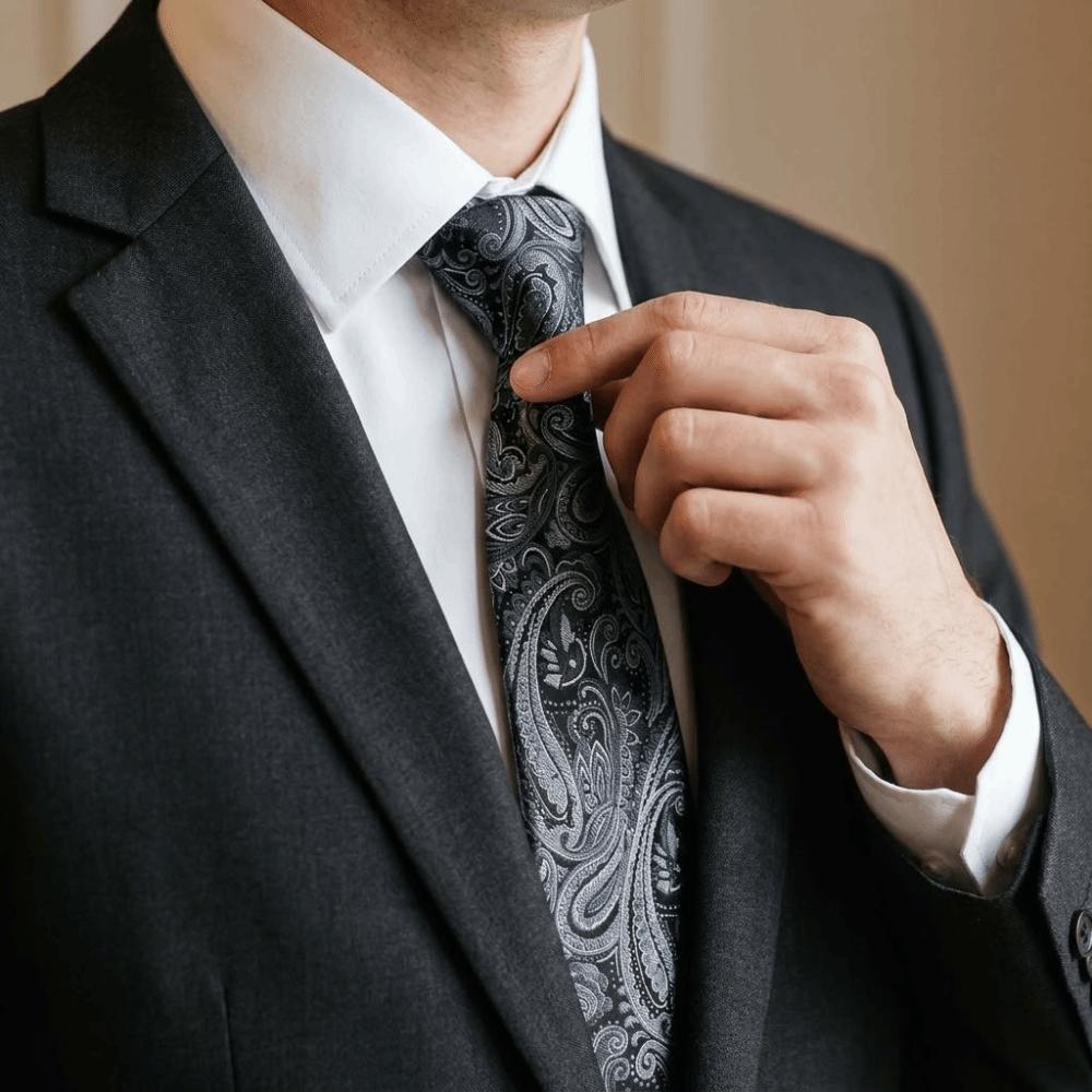 Accessories Floral Neck Ties Jacquard Business Formal Tie Classic Groom Neck Wear  Party